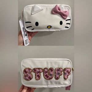 Stoney Clover Lane Hello Kitty Face Small Pouch, Customized NWT